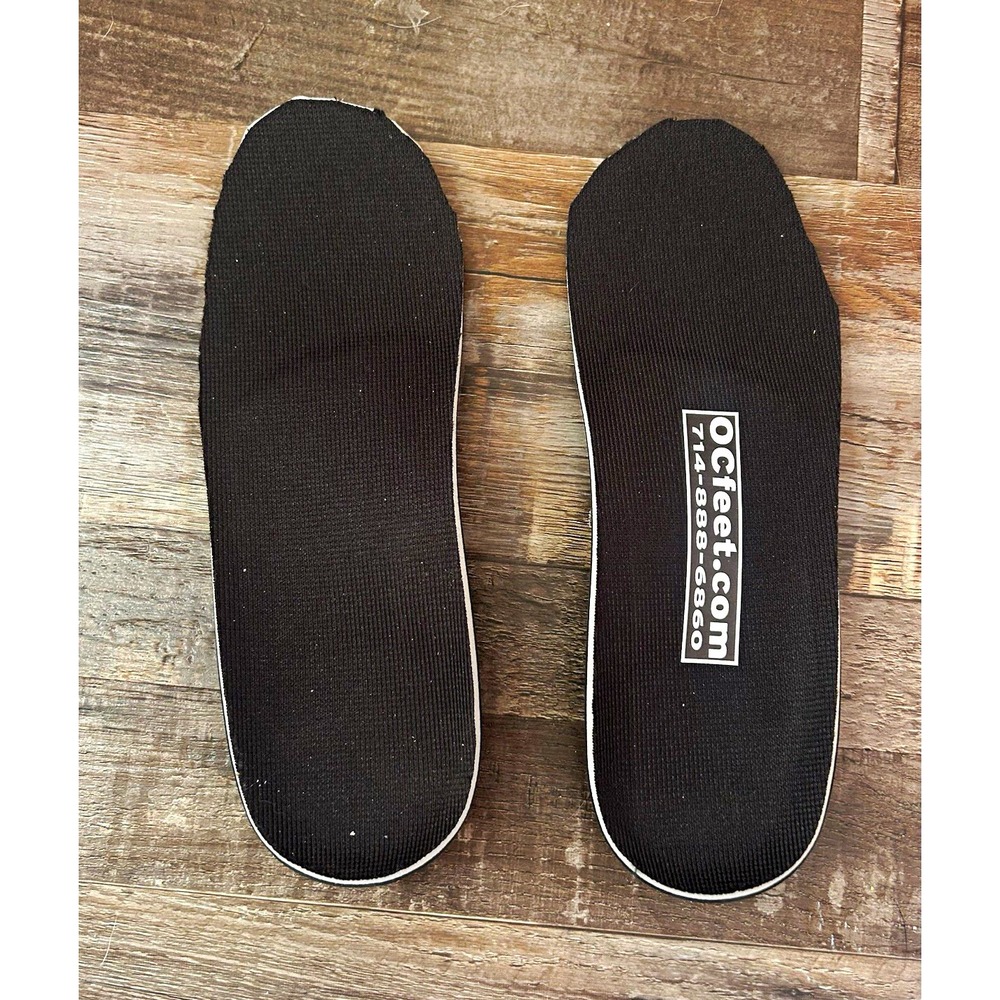 R2 Women's Athletic Shoe Insoles Inserts Black 7-8 Plastic